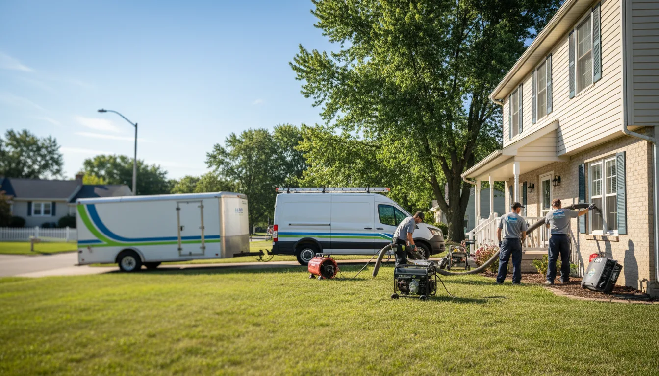 Flooded Basement Restoration And Cleanup With Repair in Knox, IN near me